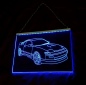 Preview: LED Fahrzeug-Gravur für "Toyota Celica" Oldtimer Liebhaber Tuning Wanddekoration Leuchtschild