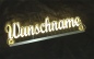 Preview: Ihr LED Wunschname " Luisa " LED Leuchtschild, LED Namensschild