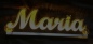 Mobile Preview: Ihr LED Wunschname " Maria " LED Leuchtschild, LED Namensschild