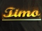 Preview: Ihr LED Wunschname " Timo " LED Leuchtschild, LED Namensschild