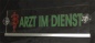 Preview: LED Leuchtschild Einsatzschild " Arzt im Dienst "