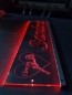 Preview: LED Namensschild Symbolik Rose Gravur "Sonja" oder Wunschname  - Truckerschild Neonschild Leuchtschild