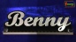 Preview: Ihr LED Wunschname "Benny" Namensschild Leuchtschild Truckerschild