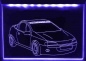 Preview: LED Fahrzeug-Gravur für "Opel Tigra 16V" Oldtimer Liebhaber Tuning Wanddekoration Leuchtschild