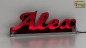 Preview: Ihr LED Wunschname "Alex" Namensschild Leuchtschild Truckerschild