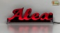 Preview: Ihr LED Wunschname "Alex" Namensschild Leuchtschild Truckerschild