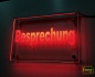 Preview: LED Hinweisschild "Besprechung" Info-Schild Signalschild Werbeschild Leuchtschild