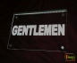 Preview: LED Schild Leuchtreklame "Gentlemen" Hinweisschild Wegweiser Leuchtschild