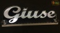 Preview: Ihr LED Wunschname "Guise" Namensschild Leuchtschild Truckerschild als Konturschnitt