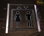 Preview: LED Orientierungsschild "Aufzug Fahrstuhl Lift" - Hinweisschild Navigationsschild Wegschild Wegweiser Leuchtschild