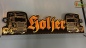 Preview: LED Namensschild Detailzeichnung Zugmaschine Gravur "Holger" oder Wunschname als Konturschnitt - Truckerschild Neonschild Leuchtschild