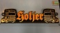 Preview: LED Namensschild Detailzeichnung Zugmaschine Gravur "Holger" oder Wunschname als Konturschnitt - Truckerschild Neonschild Leuchtschild