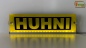 Preview: LED Namensschild Gravur "HUHNI" oder Wunschname im Stil Taxi Fahrer wie Dachzeichen Dachschild Optik - Schild Neonschild Leuchtschild