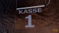 Preview: LED Kassenschild Aufhänger 2er Set "KASSE 1 - 2" Preisvorteil Hängeschild Kassenbeschilderung Nummer Leuchtschild mit Farbsteuerung per Schalter