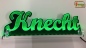 Preview: Ihr LED Wunschname "Knecht" Namensschild Leuchtschild Truckerschild als Konturschnitt