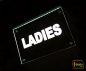 Preview: LED Schild Leuchtreklame "Ladies" Hinweisschild Wegweiser Leuchtschild