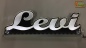 Mobile Preview: Ihr LED Wunschname "Levi" Namensschild Leuchtschild Truckerschild als Konturschnitt