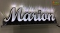 Preview: Ihr LED Wunschname "Marion" Namensschild Leuchtschild Truckerschild als Konturschnitt