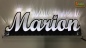 Mobile Preview: Ihr LED Wunschname "Marion" Namensschild Leuchtschild Truckerschild als Konturschnitt