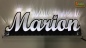 Preview: Ihr LED Wunschname "Marion" Namensschild Leuchtschild Truckerschild als Konturschnitt