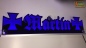 Preview: LED Namensschild Symbolik Eisernes Kreuz Gravur "Martin" oder Wunschname als Konturschnitt - Truckerschild Neonschild Leuchtschild