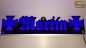 Preview: LED Namensschild Symbolik Eisernes Kreuz Gravur "Martin" oder Wunschname als Konturschnitt - Truckerschild Neonschild Leuchtschild