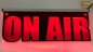 Preview: LED Hinweisschild schmal Gravur “On Air" Info-Schild Signalschild Werbeschild Leuchtschild