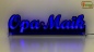 Mobile Preview: Ihr LED Wunschname "Opa Maik" Namensschild Leuchtschild Truckerschild als Konturschnitt