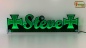 Preview: LED Namensschild Symbolik Eisernes Kreuz Gravur "Steve" oder Wunschname als Konturschnitt - Truckerschild Neonschild Leuchtschild