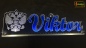 Preview: LED Namensschild Symbolik Russland Wappen Adler Gravur "Viktor" oder Wunschname als Konturschnitt - Truckerschild Neonschild Leuchtschild