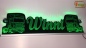 Mobile Preview: LED Namensschild Detailzeichnung Zugmaschine Gravur "Winni" oder Wunschname als Konturschnitt - Truckerschild Neonschild Leuchtschild