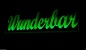 Preview: Ihr LED Wunschname "Wunderbar" Namensschild Leuchtschild Truckerschild als Konturschnitt