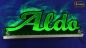 Preview: Ihr LED Wunschname "Aldo" Namensschild Leuchtschild Truckerschild