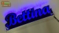 Preview: Ihr LED Wunschname "Bettina" Namensschild Leuchtschild Truckerschild