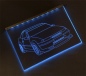 Mobile Preview: LED Fahrzeug-Gravur für "Opel Calibra Turbo 16V 4x4" Oldtimer Liebhaber Tuning Wanddekoration Leuchtschild