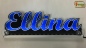 Mobile Preview: Ihr LED Wunschname "Ellina" Namensschild Leuchtschild Truckerschild