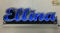 Preview: Ihr LED Wunschname "Ellina" Namensschild Leuchtschild Truckerschild