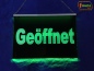 Preview: LED Hinweisschild "Geöffnet" | Acrylglas Leuchtschild