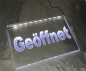 Preview: LED Hinweisschild "Geöffnet" | Acrylglas Leuchtschild