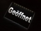 Preview: LED Hinweisschild "Geöffnet" | Acrylglas Leuchtschild