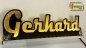 Preview: Ihr LED Wunschname "Gerhard" Namensschild Leuchtschild Truckerschild