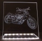 Preview: LED Fahrzeug-Gravur für "Harley Davidson Chopper Bike" Oldtimer Liebhaber Tuning Wanddekoration Leuchtschild