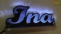 Preview: Ihr LED Wunschname "Ina" Namensschild Leuchtschild Truckerschild