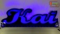 Preview: Ihr LED Wunschname "Kai" Namensschild Leuchtschild Truckerschild