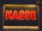 Preview: LED Kassenschild „Kasse“ – Hinweisschild Kassenbereich