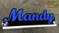 Preview: Ihr LED Wunschname "Mandy" Namensschild Leuchtschild Truckerschild