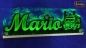 Preview: LED Namensschild Detailzeichnung Zirkustruck Gravur "Mario" oder Wunschname als Konturschnitt - Truckerschild Neonschild Leuchtschild