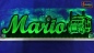 Preview: LED Namensschild Detailzeichnung Zirkustruck Gravur "Mario" oder Wunschname als Konturschnitt - Truckerschild Neonschild Leuchtschild