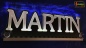 Preview: Ihr LED Wunschname "Martin" Namensschild Leuchtschild Truckerschild #2