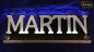 Preview: Ihr LED Wunschname "Martin" Namensschild Leuchtschild Truckerschild #2